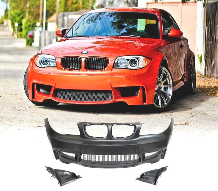 PARE CHOCS FRONTAL BMW E81 E87 E82 04-13 LOOK EVO1, Autos : Pièces & Accessoires, Carrosserie & Tôlerie, Envoi