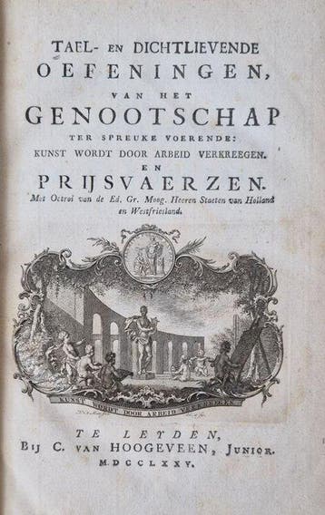 [Cornelis van Hoogeveen, Cornelis Heyligert] - Tael- en
