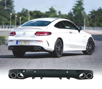 DIFFUSEUR ARRIÈRE MERCEDES CLASSE C C205 COUPÉ 14-18 AMG PDC, Verzenden, Neuf