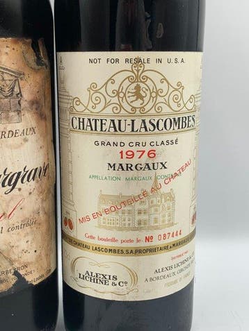 1976 Chateau Lascombes, Margaux 2ème Grand Cru Classé &