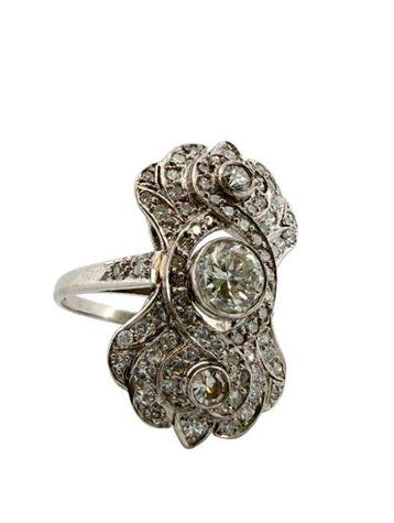 Ring Platina - 2.00ct. tw. Diamant (Natuurlijk)