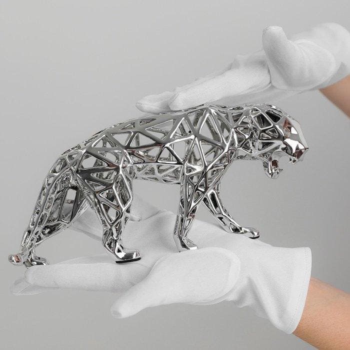 Richard Orlinski (1966) - Silver Lace Panther, Antiquités & Art, Art | Objets design