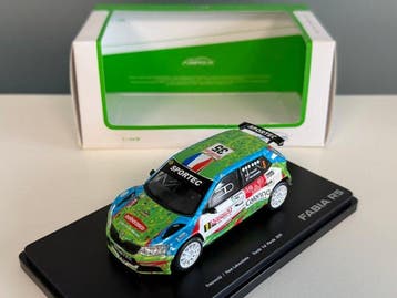Abrex 1:43 - Model raceauto - Škoda Fabia R5 #8 4th Ronde