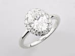 Bague - 14 carats Or blanc - 2.79ct. tw. Diamant (Cultivé en