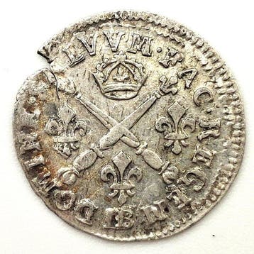 France. Louis XIV (1643-1715). 5 Sols 1703-BB, Strasbourg