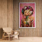 Yolanda López Calzadilla - El Legado Dorado de Marilyn, Antiek en Kunst, Kunst | Schilderijen | Modern