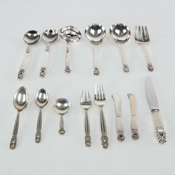 Georg Jensen - Georg Jensen - Service de table (72) - Argent
