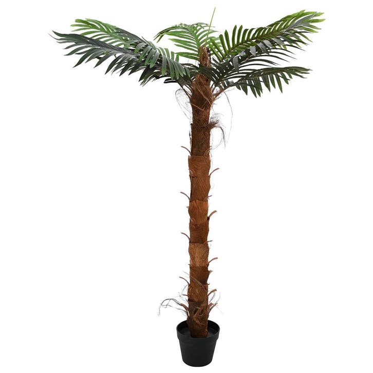 vidaXL Kunstmatige Cocuspalm Boom Groen 70 x 18 x 140 cm, Huis en Inrichting, Kamerplanten, Verzenden