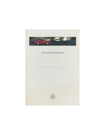 1996 MERCEDES BENZ SL KLASSE HARDCOVER BROCHURE DUITS