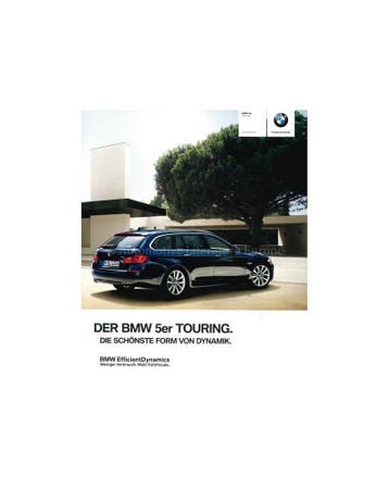 2011 BMW 5 SERIE TOURING BROCHURE DUITS