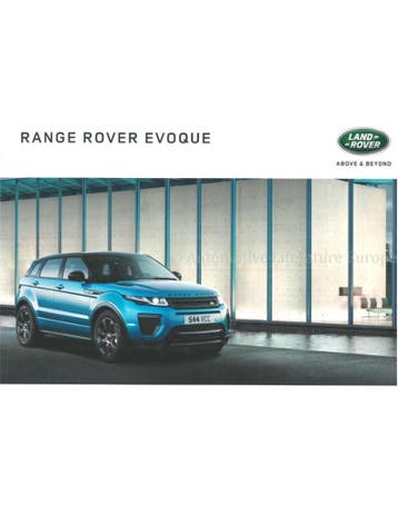 2017 RANGE ROVER EVOQUE BROCHURE NEDERLANDS, Ophalen of Verzenden