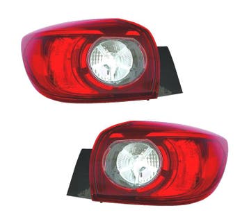 Feux Arrière Pour Mazda 3 5P 13-17 Hatchback Blanc Rouge, Verzenden