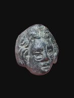 Oud-Romeins Brons Stunning & Rare Face Applique