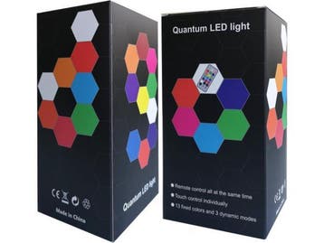 Veiling - RGB LED Paneel Wandlamp - 6 stuks, Collections, Appareils électroniques