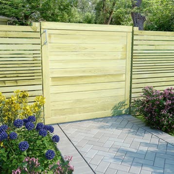 vidaXL Poort 100x100 cm geïmpregneerd grenenhout, Verzenden, Nieuw