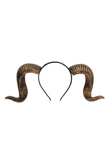 KIMU® Haarband Hoorns Goud Diadeem Griekse God Ram Bok Haar, Kleding | Dames, Ophalen of Verzenden, Nieuw