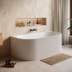 Ligbad Havana  170 x 80 x 58 cm Half Vrijstaand Bad wit, Verzenden, Nieuw