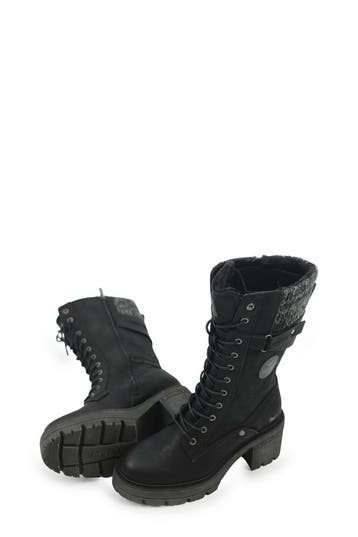 Mustang Snowboots in maat 37 Zwart, Verzenden, Zwart, Snowboots, Zo goed als nieuw