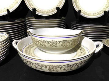 Charles Ahrenfeldt, Limoges - Tafelservies (60) - Porselein, Antiquités & Art