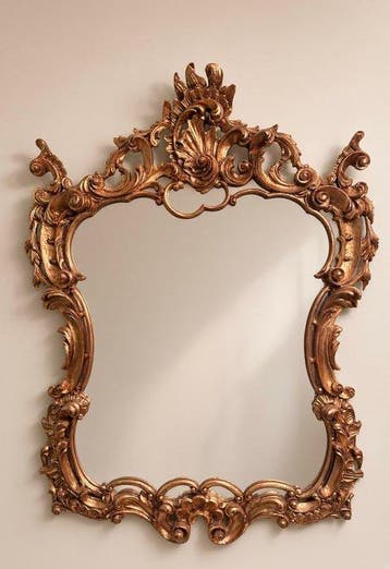 Spiegel- Indrukwekkende 19e-eeuwse Rococo-herleving