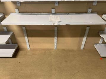 Étagère murale HCB en acier inoxydable, gamme Basic-line,, Verzenden