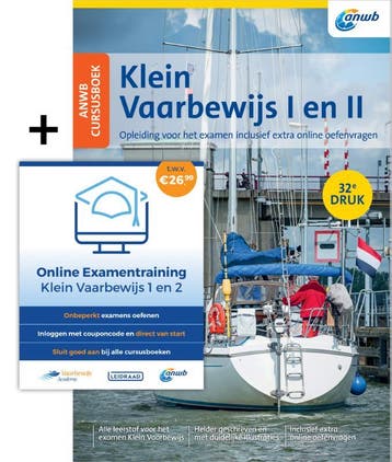 Anwb Cursusboek Klein Vaarbewijs I En Ii Inclusief Online Ex, Verzenden, Nieuw, Eelco Piena