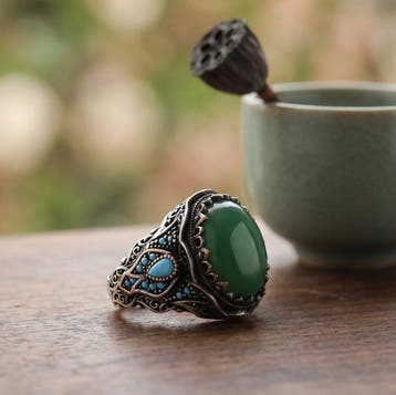 Sans prix de réserve - Bague Argent Quartz - Bague pour, Bijoux, Sacs & Beauté, Bagues