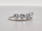 Zonder minimumprijs - Ring - 14 karaat Witgoud - 2.08ct. tw.