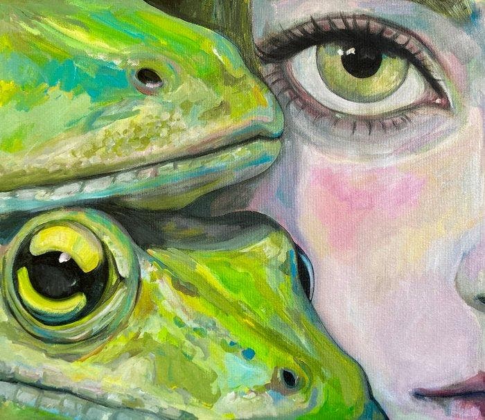 Roger Haus -  - Infinite Green, Antiek en Kunst, Kunst | Designobjecten