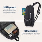 2dekans | TRVLMORE Rugzak - 28L - 15,6 inch - Laptop Rugtas, Ophalen of Verzenden