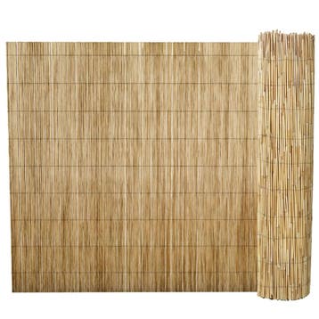 vidaXL Tuinscherm 100x1000 cm riet, Verzenden, Nieuw