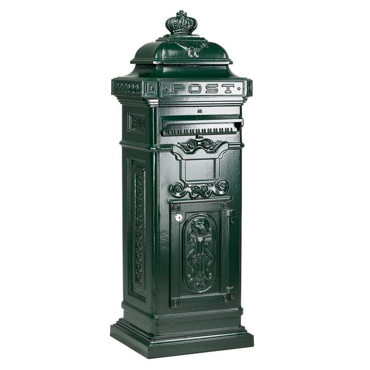 Brievenbussen aluminium B1B kolombrievenbus Brievenbussen, Tuin en Terras, Brievenbussen, Nieuw, Aluminium, Staande brievenbus