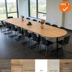 Ahrend vergadertafel - 515x120cm - Ovaal - bladkleur naar ke, Vergader- of Presentatieruimte, Ophalen of Verzenden, Gebruikt, Tafel