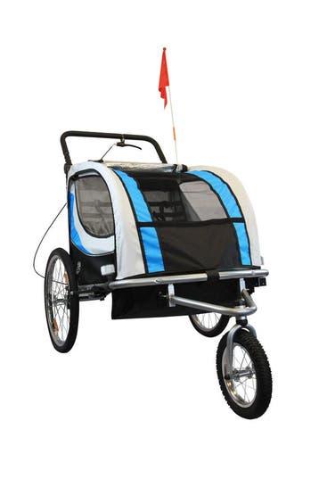 Fietskar Kind Blauw | Buggy Functie | Laatste Stuks!, Auto diversen, Aanhangers en Bagagewagens, Ophalen of Verzenden, Nieuw