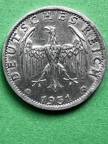 Duitsland, Weimar Republiek Kursmünzen. 3 Reichsmark 1931 A