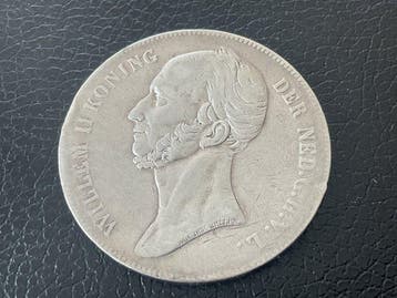 Nederland. Willem II. 2 1/2 Gulden 1842 (Zonder