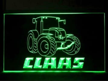 Claas tractor neon bord lamp LED verlichting  lichtbak, Verzenden