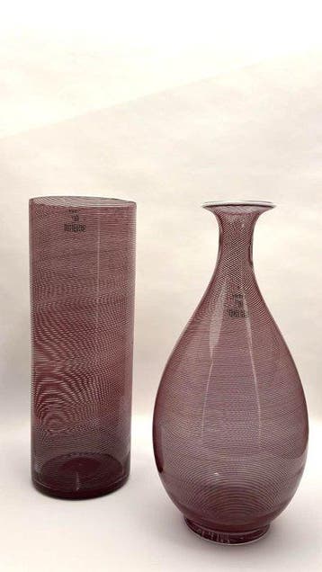 Barovier & Toso - Vase (2) - Verre de Murano, Antiquités & Art