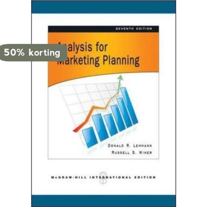 Analysis for Marketing Planning 9780071263634 Donald Lehmann, Boeken, Taal | Engels, Zo goed als nieuw, Verzenden