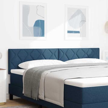 vidaXL Hoofdbord Blauw 180 cm Stof, Huis en Inrichting, Verzenden, Nieuw