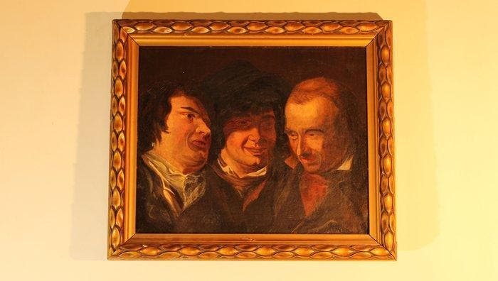 Nederlandse school (XVIII) - Tre età delluomo, Antiquités & Art, Art | Peinture | Classique