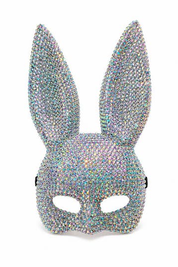 KIMU® Masker Konijn Strass Parelmoer Gemaskerd Bal Bunny Sex, Kleding | Dames, Ophalen of Verzenden, Nieuw
