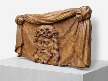 (Europe XVII/XVIII) - sculptuur, Bas Relief  Voile de