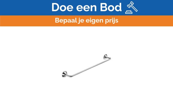 Bieden: Dornbracht CM60 stainless steel towel holder bar ki, Bricolage & Construction, Sanitaire, Enlèvement ou Envoi