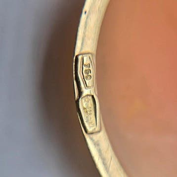 Cameo - 18 karaat Geel goud, Handtassen en Accessoires, Antieke sieraden