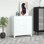 vidaXL Opbergkast industrieel 90x40x100 cm staal wit, Verzenden, Nieuw