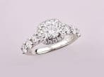 Ring - 14 karaat Witgoud - 2.82ct. tw. Diamant (Lab-grown), Nieuw