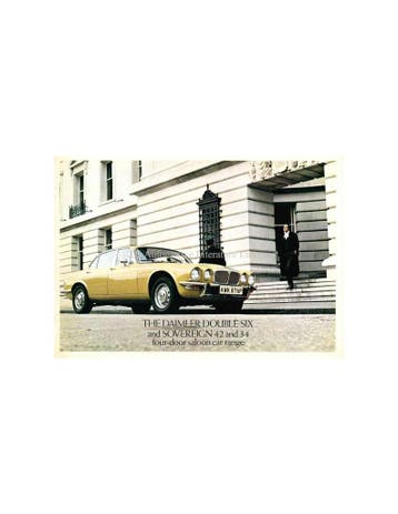 1976 DAIMLER DOUBLE-SIX / SOVEREIGN FOUR-DOOR BROCHURE ENG.., Ophalen of Verzenden