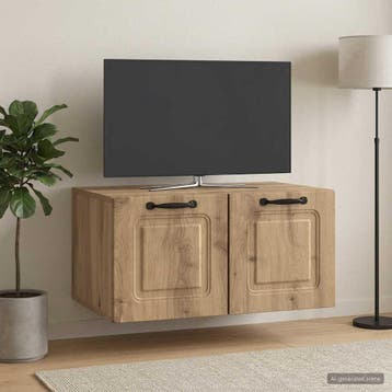 vidaXL Wandmontage TV-kast 59,5 x 41 x 30 cm Artisanaal, Verzenden