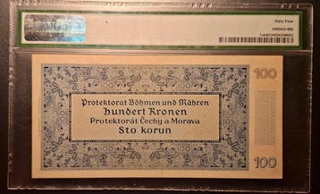 Bohemen en Moravië. - 100 Korun 1940 - Pick 7a (Zonder